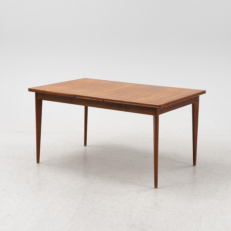 A teak dining table, Scandinavia, 1950's/1960's.