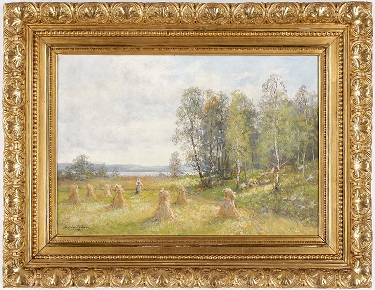 SEVERIN NILSON, olja på duk, signerad.
