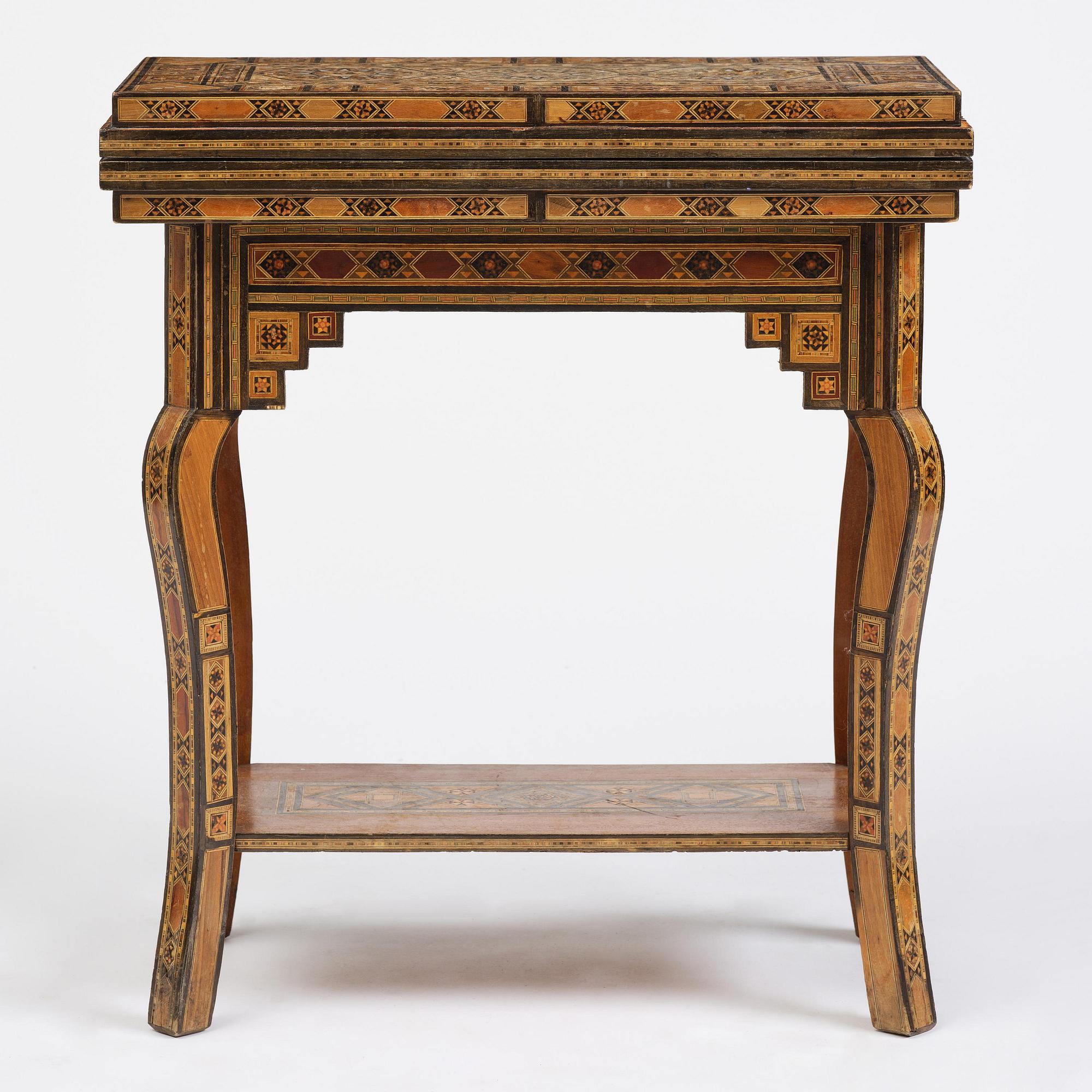 Spelbord, Damaskus Syrien, omkring år 1900.