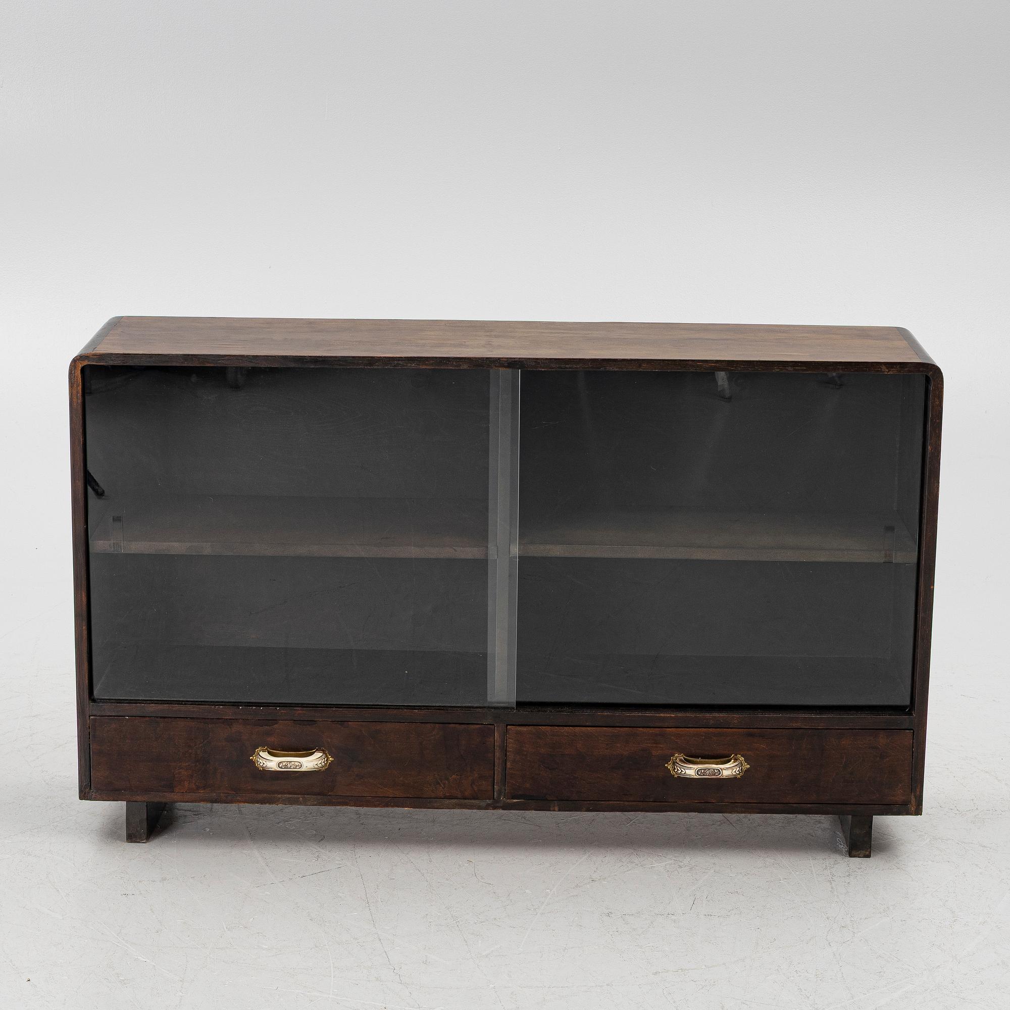 A bookcase, 1930s/1940s.