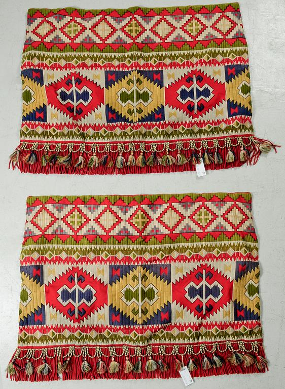 GARDINKAPPOR, 1 par, tidigt 1900-tal.