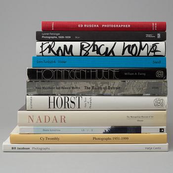 A set of 11 books, 20th century.