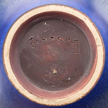 An Berndt Friberg stoneware vase from Gustavsbergs studio, 1958.