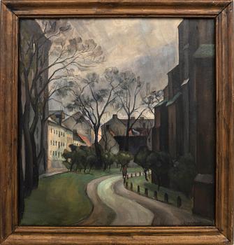 Carl Oscar Larsson, "St Petri Kyrkogatan".