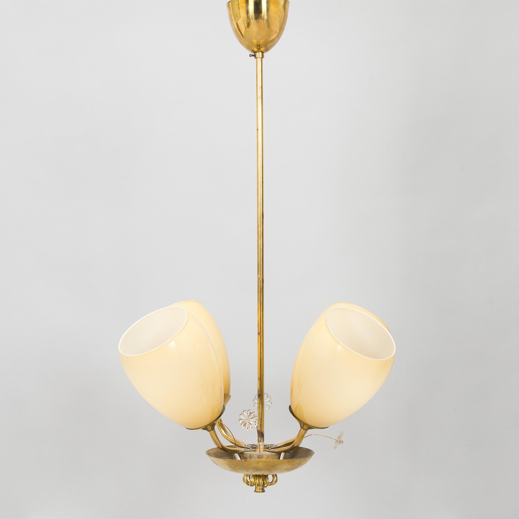 Taklampa, 1900-talets mitt.