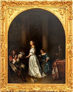 Caspar Netscher, copy after Chamber Music Scene.