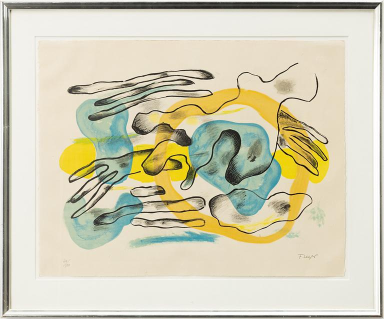 Fernand Léger, efter, "Les Nuages" Ur "La ville".