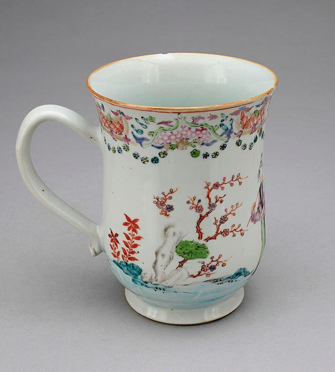 MUGG, porslin, Kina, Qianlong, 1700-tal.