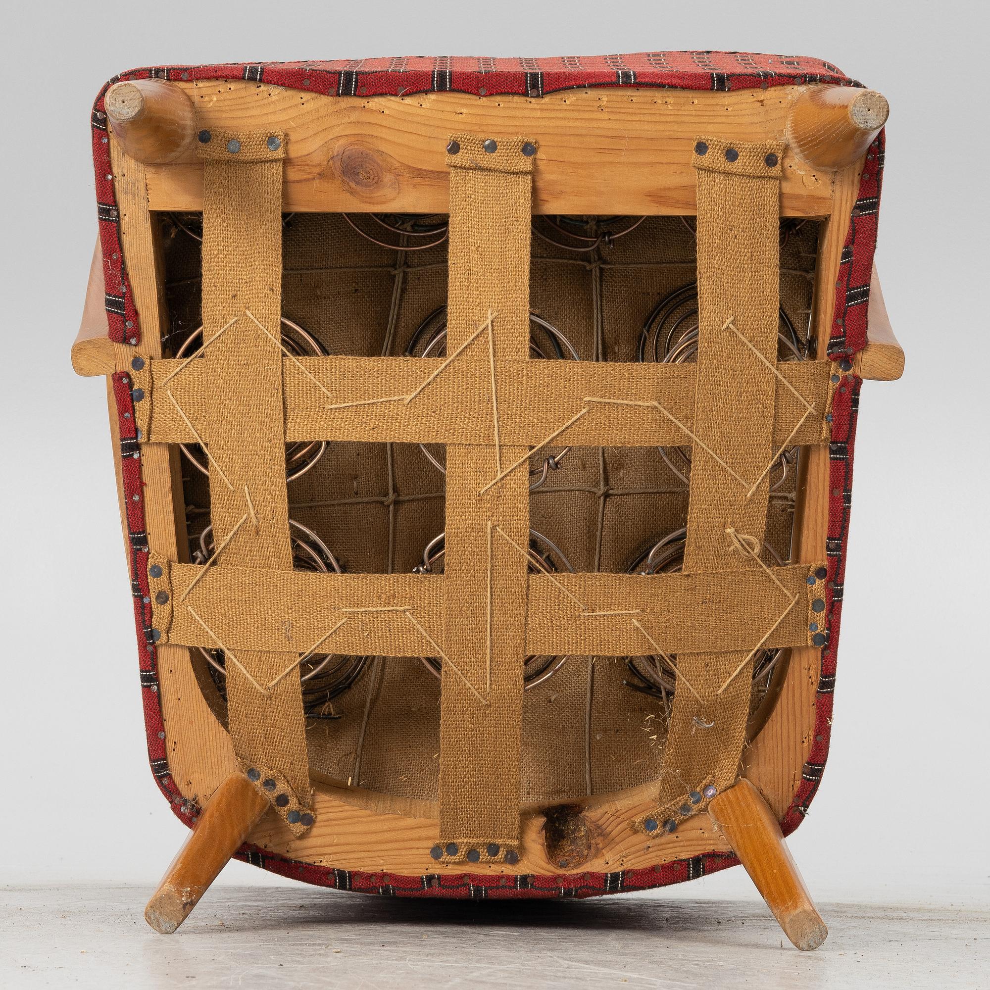 A pair of armchairs, first half of the 20th century, Swedish Modern.