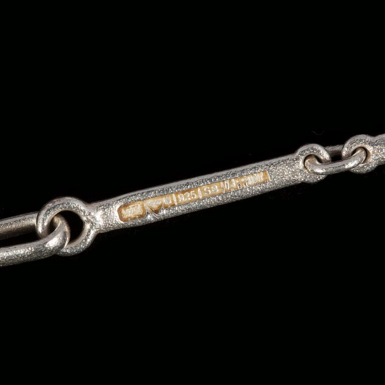 HALSSMYCKE, sterlingsilver. Lapponia, Finland, 1995. Vikt ca 13 g.