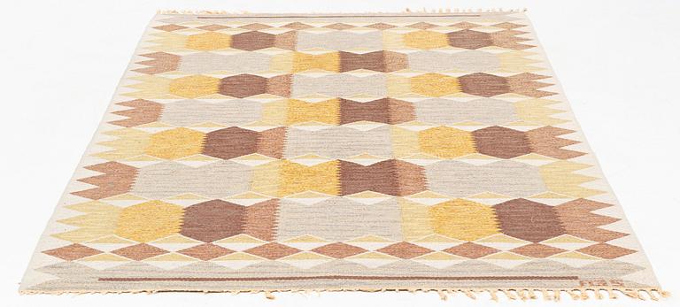 Anna-Greta Sjöqvist, a carpet, tapestry weave, ca 250 x 157 cm, signed AG S.