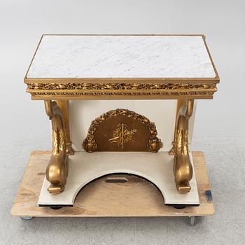 Console table, Empire, first half of the 19th century.
