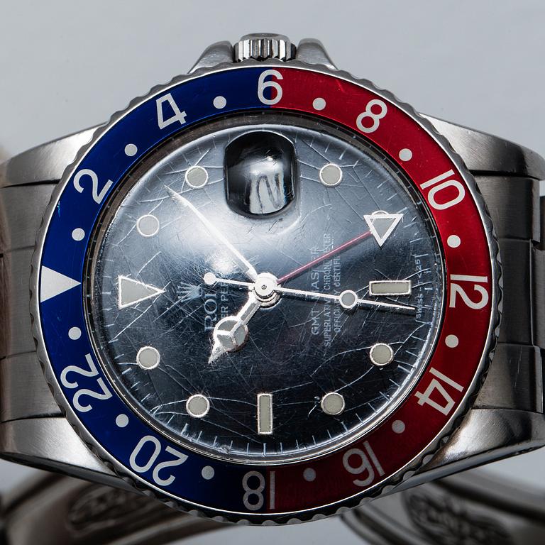 ROLEX, GMT-Master, "Spider Dial".