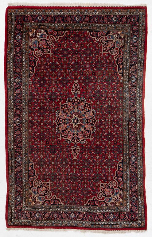 An old Bidjar rug, c. 225 x 143 cm.