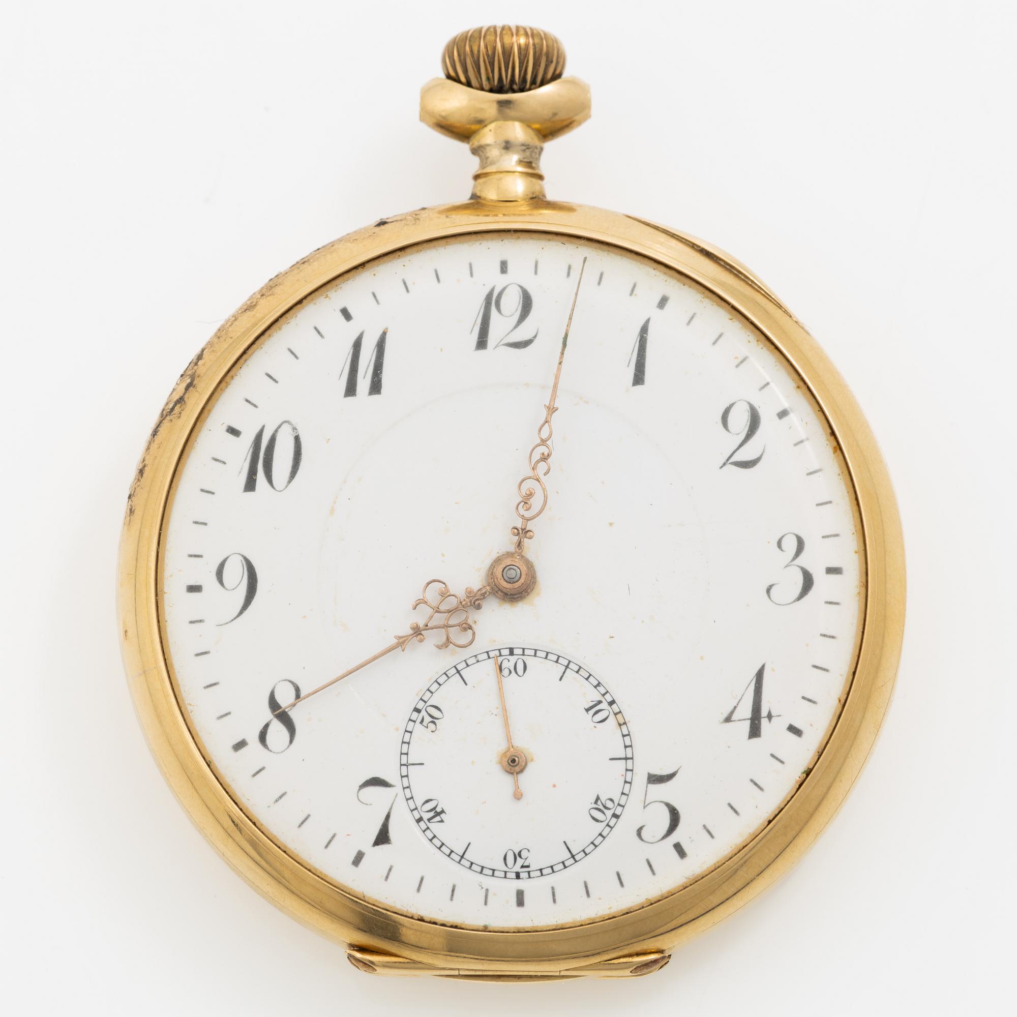 Pocket watch, 50 mm.