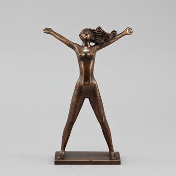 STIG BLOMBERG, skulptur, brons, signerad.