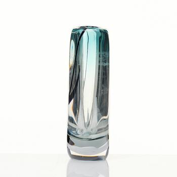 Vicke Lindstrand, a "Winter" glass vase, Kosta Glassworks, Sweden 1960s.