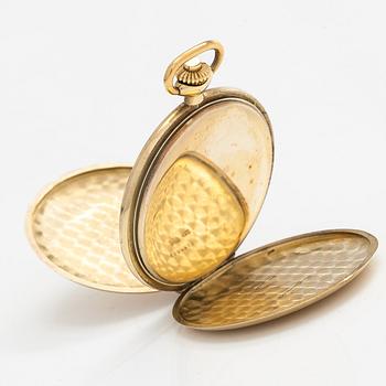 Taskukello, H. Moser & Cie, 49 mm, 14K kultaa,