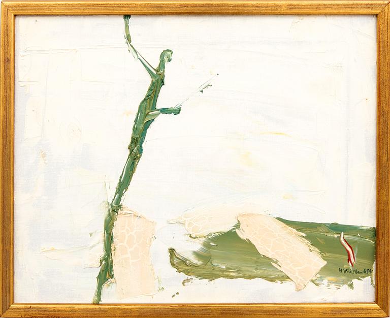 Hans Viksten, oil on canvas signed and dated 65.