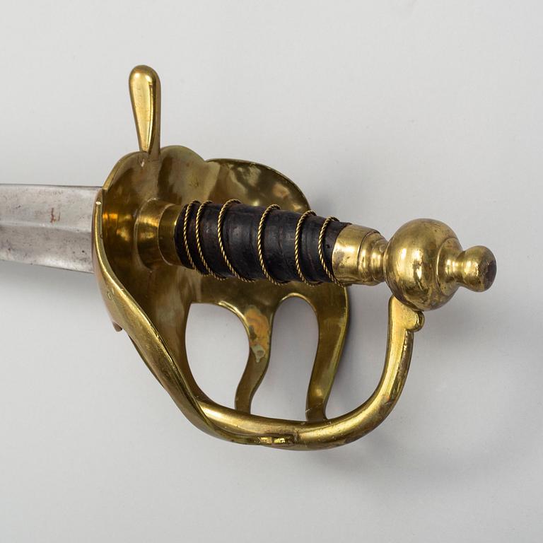 A Swedish heavy cavalry sword 1773 pattern.