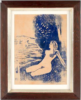 Ivan Ivarson · IVAN IVARSON, träsnitt, sign och numr 10/20.