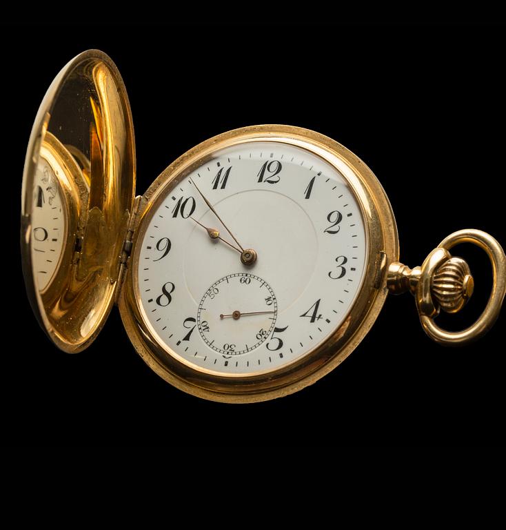 FICKUR, guld 18 k. vikt ca 116 g.