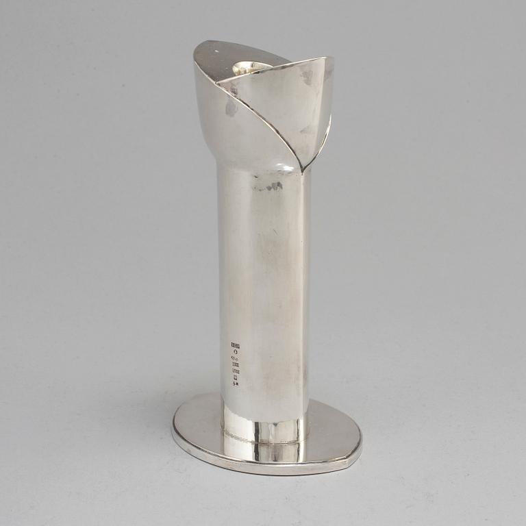 SIGURD PERSSON. A sterling silver candlestick, Stockholm 1975.