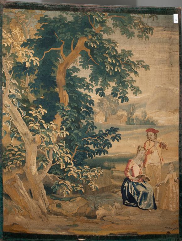 VÄVD TAPET, Flandern 1700-tal. 229 x 176 cm.