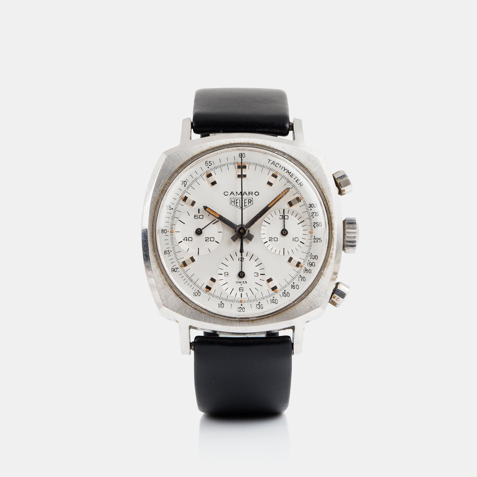 HEUER, Camaro, chronograph, "First Execution".