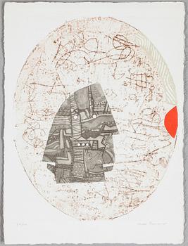 MAX PAPART, mapp med 4 st carborundumetsningar, signerade och numrerade 36/70.