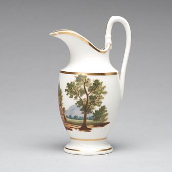 KAFFE och TESERVIS, 18 delar, porslin. Frankrike, Empire, tidigt 1800-tal.