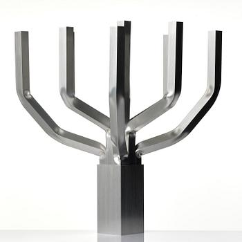 David Taylor, a unique "Aluminium Candelabra 9", Studio Mellösaverken, Sweden, 2022.