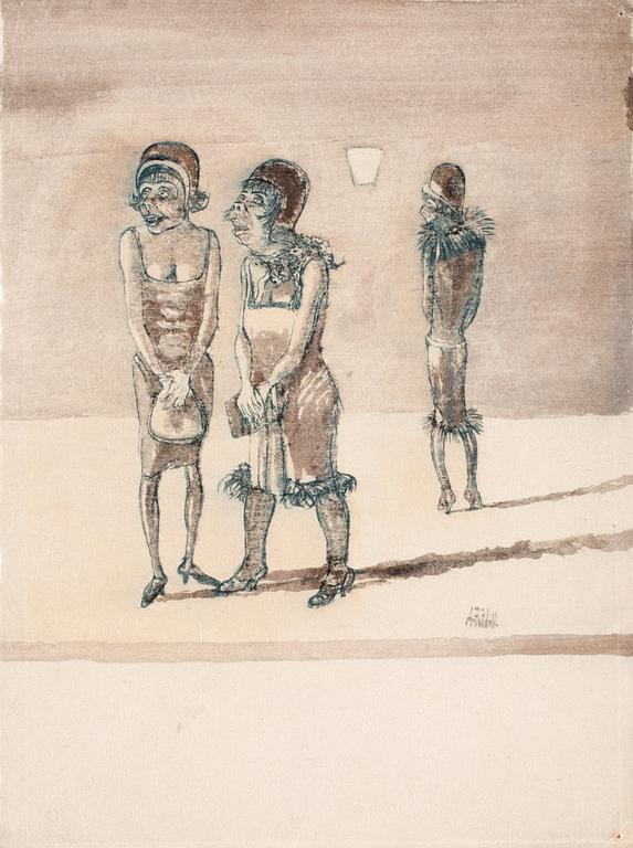 Axel Fridell, "Glädjeflickor IV".
