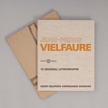 JEAN.PIERRE VIELFAURE, portfolie med 12 st litografier, signerade och daterade -68.