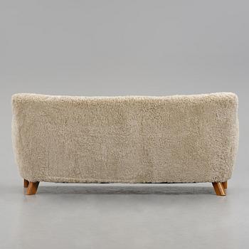Fritz Hansen, a sofa model "1669", Denmark, 1940s.