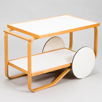 A mid-20th-century tea trolley 98, for Artek.