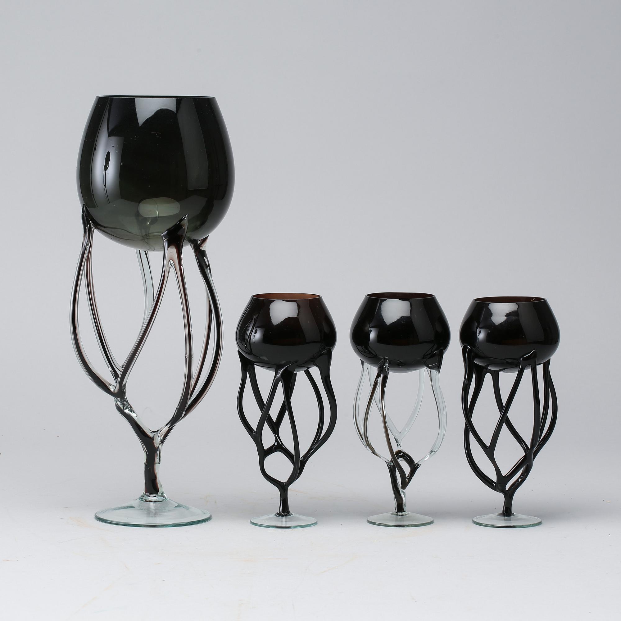 JOZEFINA KROSNO, 4 
parts of glass. 2000-tal.