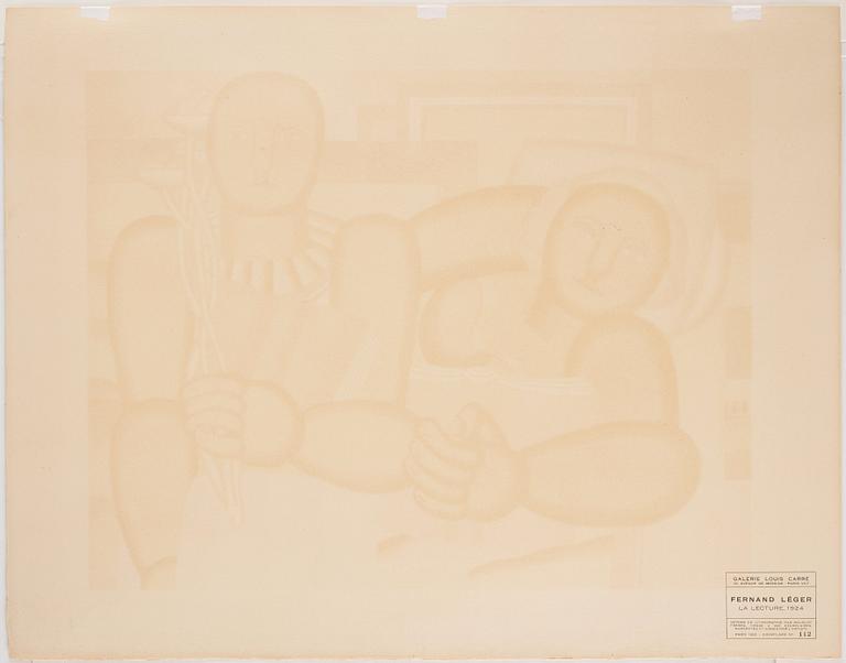 Fernand Léger, "La lecture".