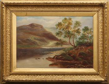 EDWARD CHARLES WILLIAMS, tillskriven, olja på duk, otydligt signerad.