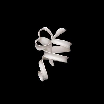 RING, "Flower with tendril no. 1", silver, 2007.