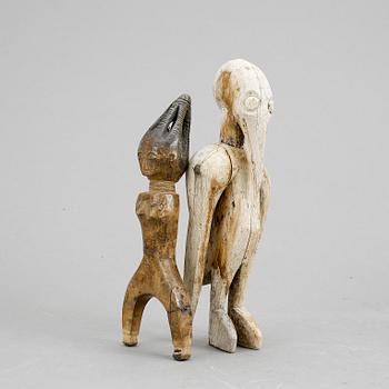 STATYETTER, 2 st, Afrika, 1900-tal.