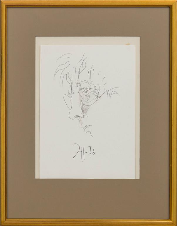 HORST JANSSEN, drawing signed and dated 76.