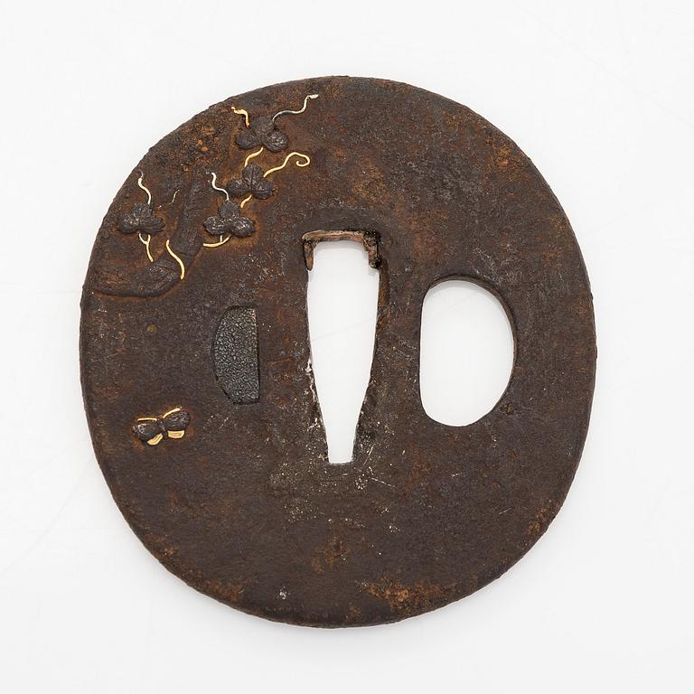 Tsuba ja tsuka, Japani.