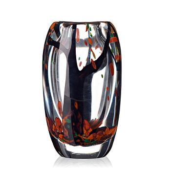 11. Vicke Lindstrand, an "Autumn" glass vase, Kosta 1950's.