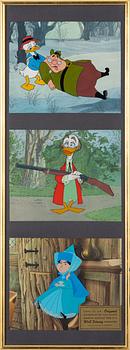 Walt Disney, 3 st samramade celluliod filmceller.