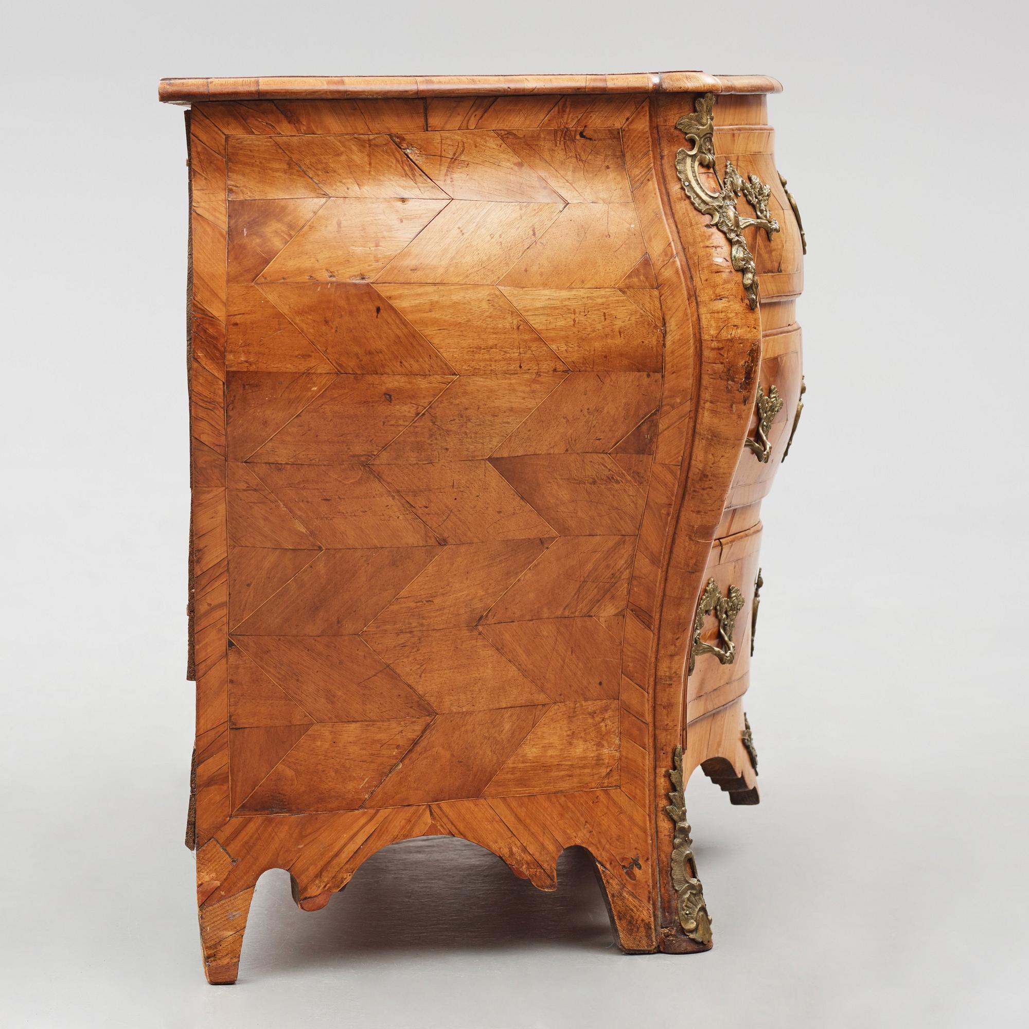 Byrå, Stockholmsarbete, 1700-talets andra hälft, Rokoko.