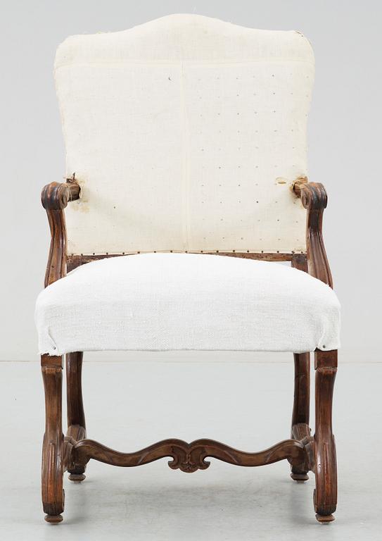 ARMLÄNSSTOL, senbarock, Frankrike, 1700-talet första hälft.
