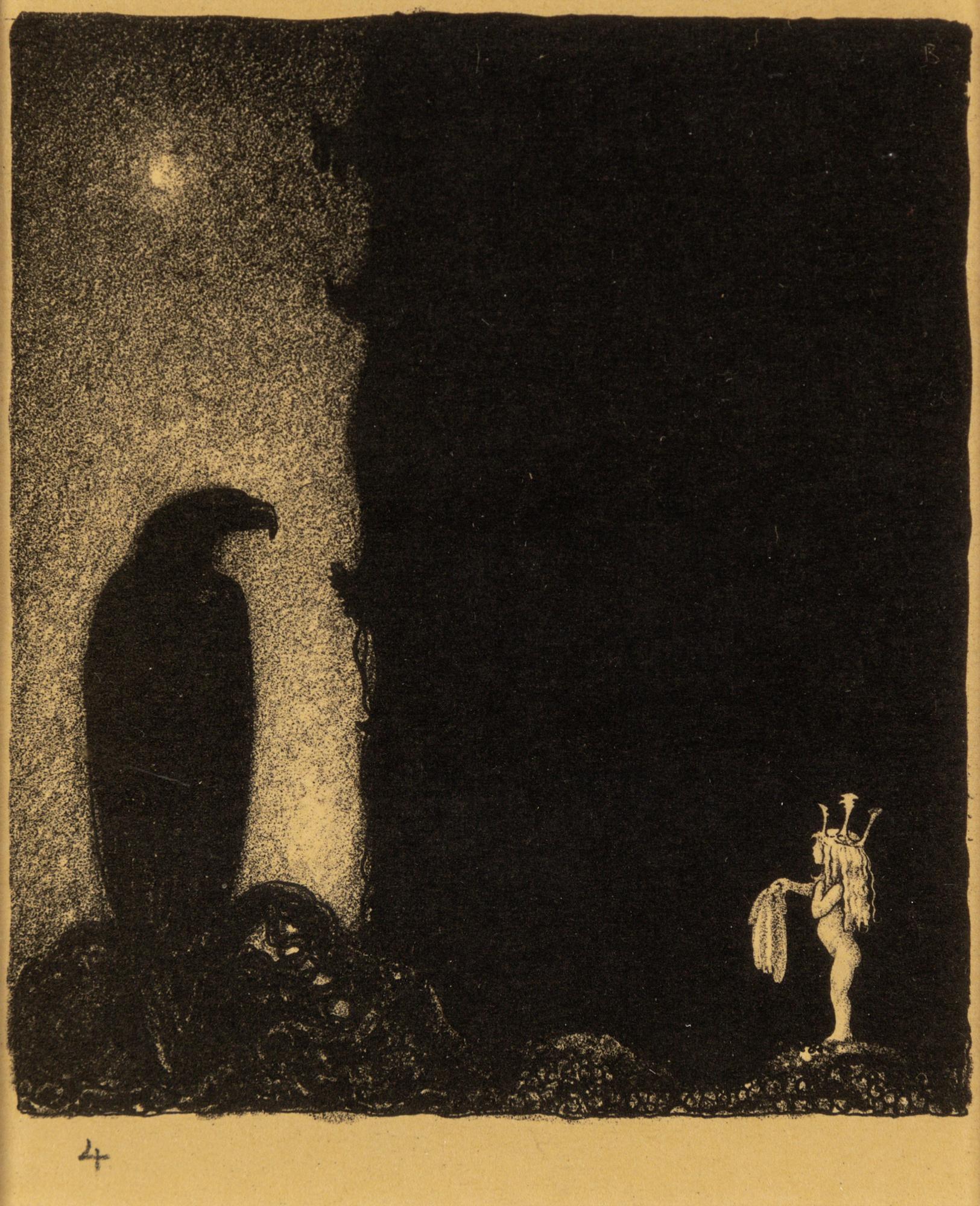 JOHN BAUER, litografier, 1915,  10 st.