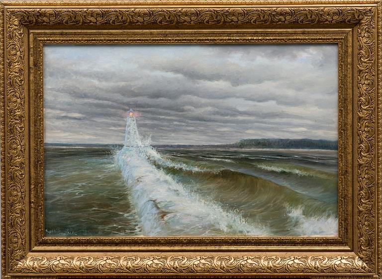 NIKOLAI TERVAKORPI, olja på duk, signerad och daterad.