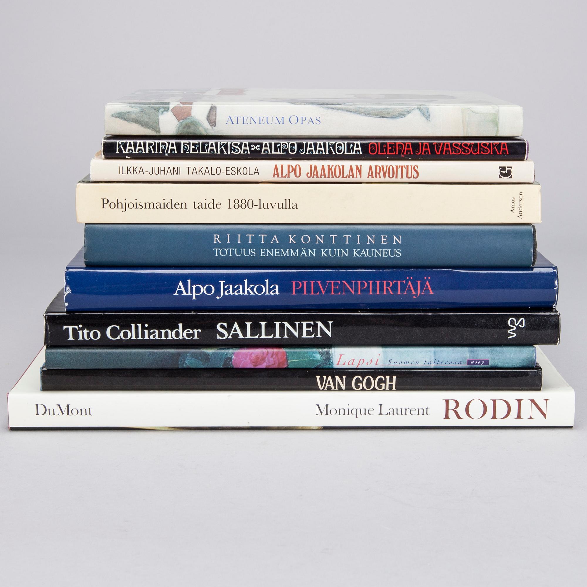 TAIDEKIRJOJA, 10 kpl.